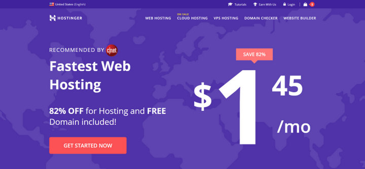 Hostinger cheap web hosting service