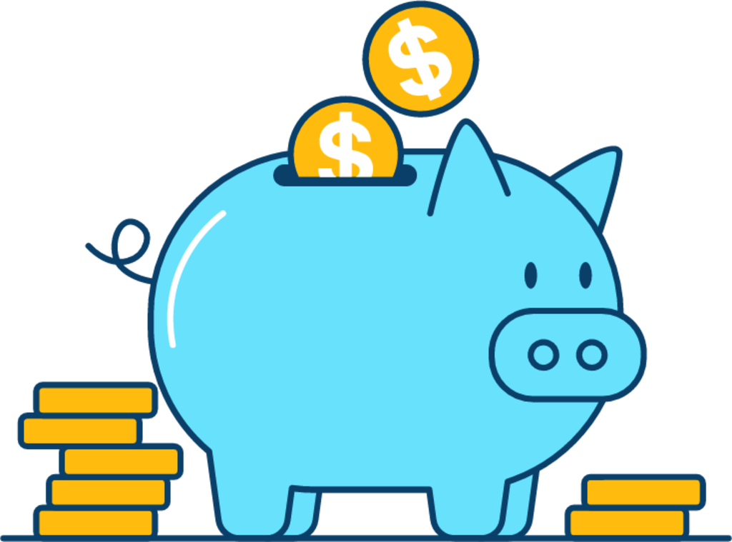 piggy bank illustration